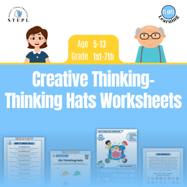 NGN Learning’s Creative Thinking- Thinking Hats Worksheets