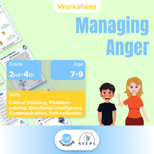 Managing Anger Worksheets