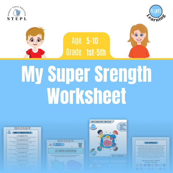 NGN Learning’s My Super Srength Worksheet
