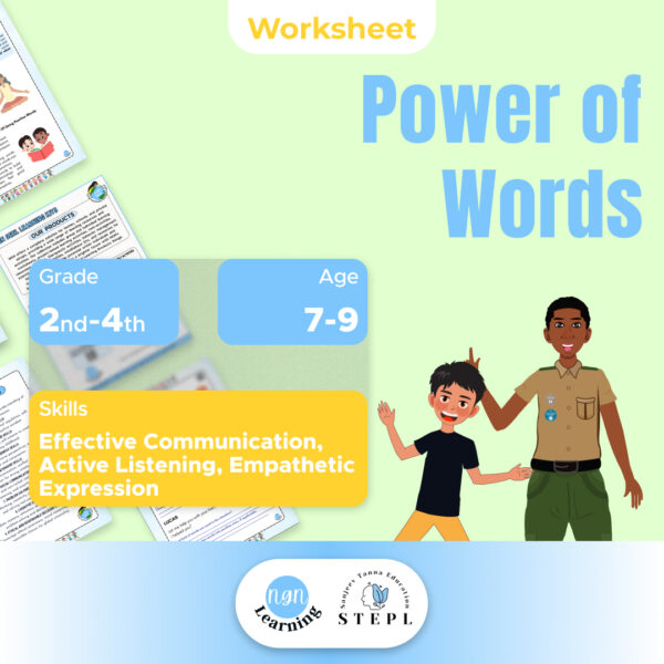 Power of Words Worksheets