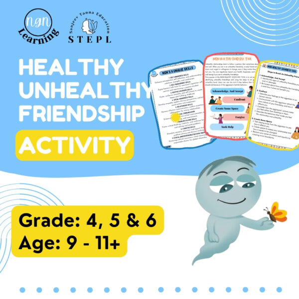 Healthy Unhealthy Friendship Activity