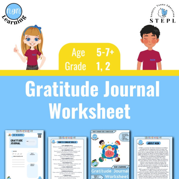 NGN Learning’s Gratitude Journal Worksheets