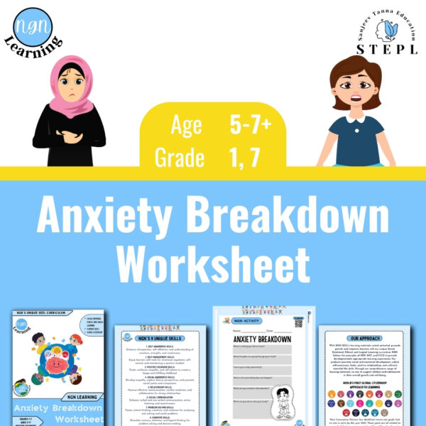 NGN Learning’s Anxiety Breakdown Worksheets