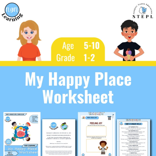 NGN Learning’s My Happy Place  Worksheets