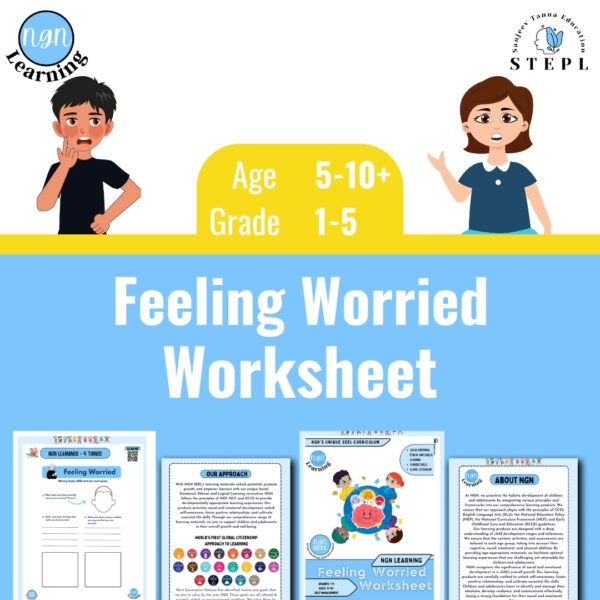 NGN Learning’s Feeling Worried Worksheets