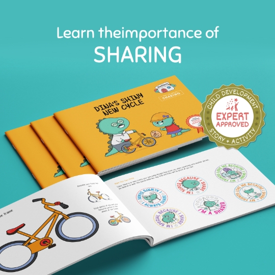 Learn to Share: Dina’s Shiny New Cycle Book