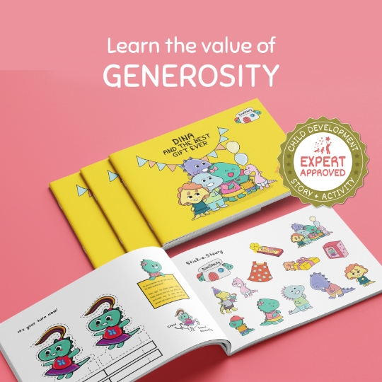 Learn Generosity: Dina and the Best Gift Ever Book