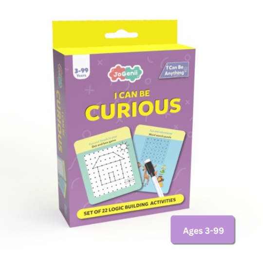 JoGenii I Can Be Curious – JoGenii’s Mini DIY Kit | Ages 3-12 | Return Gift, Travel Friendly