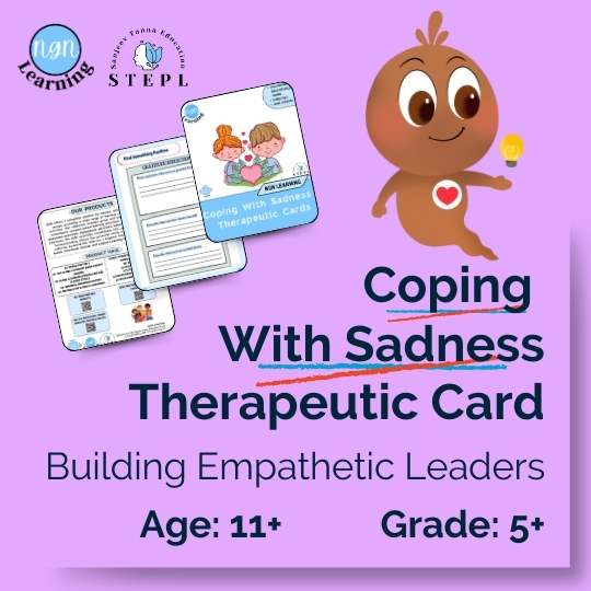 Coping With Sadness Therapeutic Card