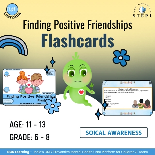 Finding Positive Friendships Flashcards