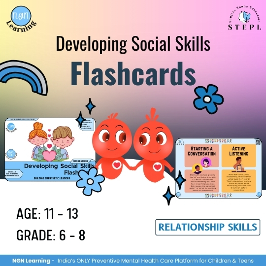 Developing Social Skills Flashcard