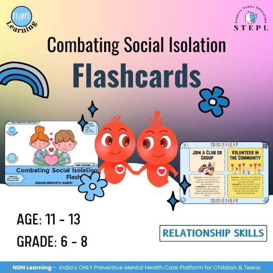 Combating Social Isolation Flashcard