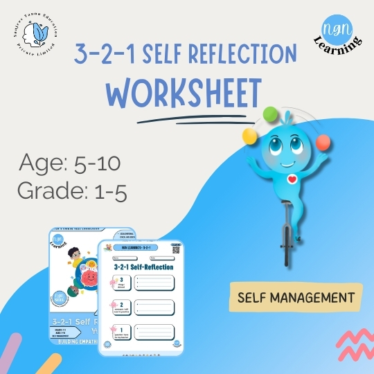 NGN Learning’s 3-2-1 Self Reflection Worksheets