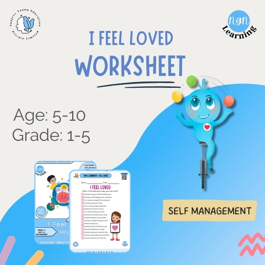 NGN Learning’s I Feel Loved Worksheets