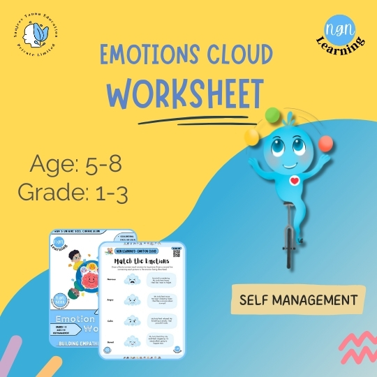 NGN Learning’s Emotions Cloud Worksheets