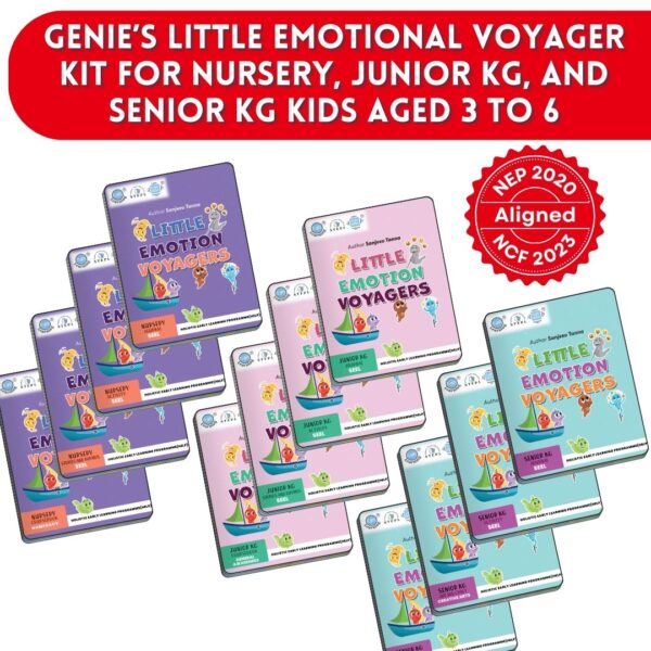 Genie’s Little Emotional Voyager Kit for Nursery, Junior KG, and Senior KG Kids Aged 3 to 6