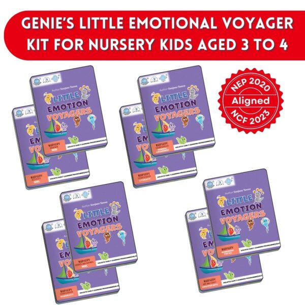 Genie’s Little Emotional Voyager Kit for Nursery Kids Aged 3 to 4