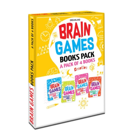 Brain Games Series (A Set of 4 Books)