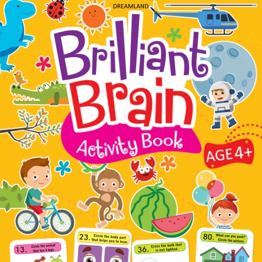 Brilliant Brain Activity Book 4+